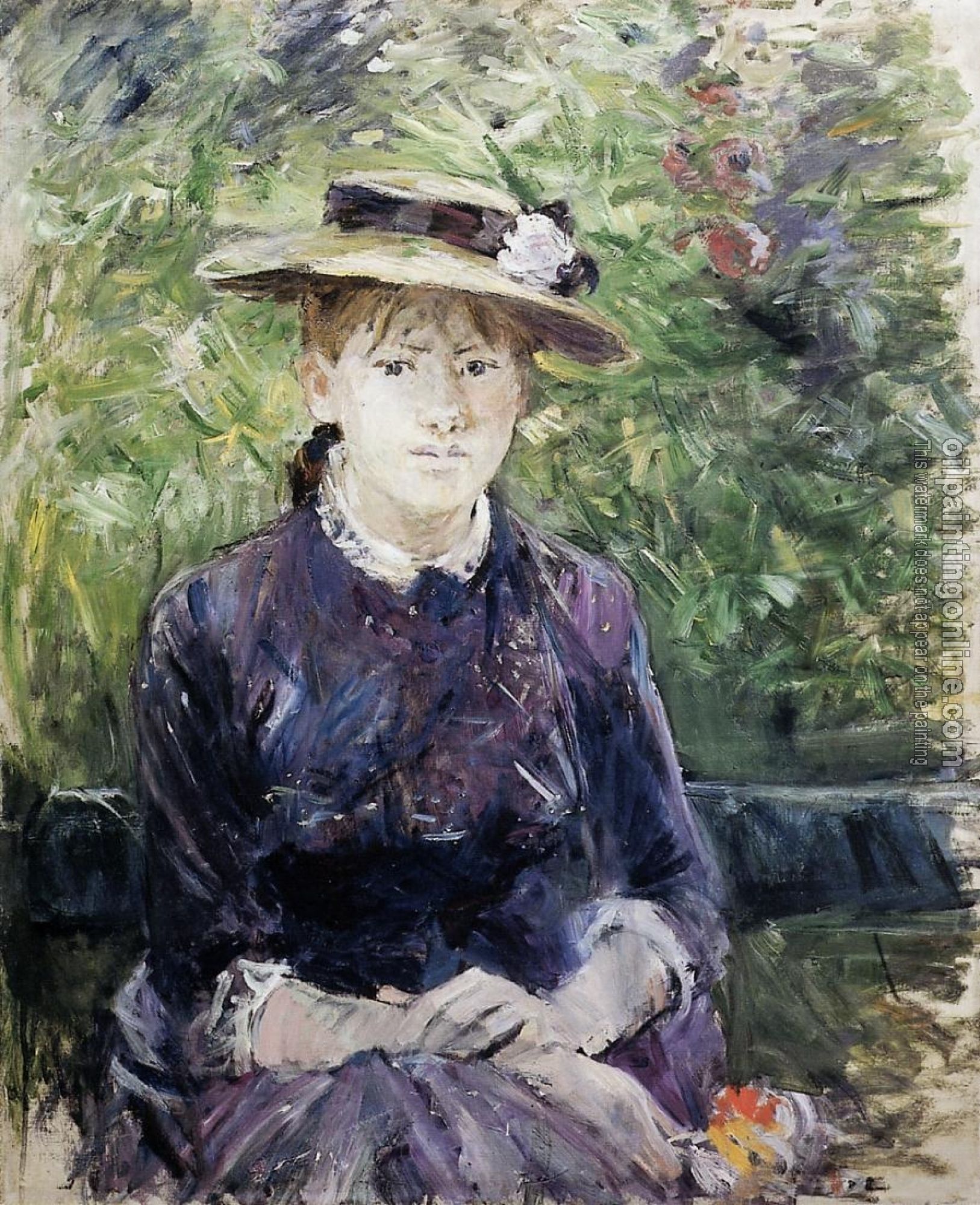 Morisot, Berthe - Portrait of Paule Gobillard
